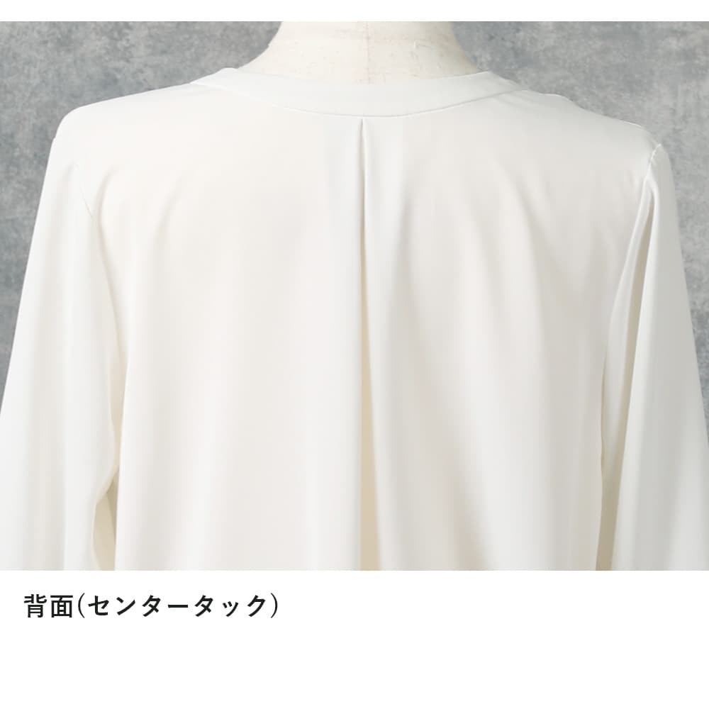 ブラウス 長袖 2WAY