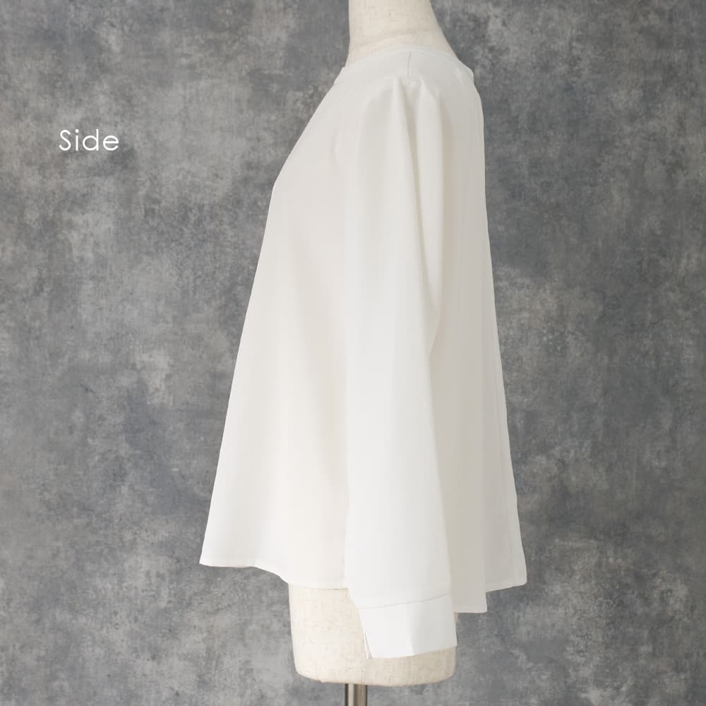 ブラウス 長袖 2WAY