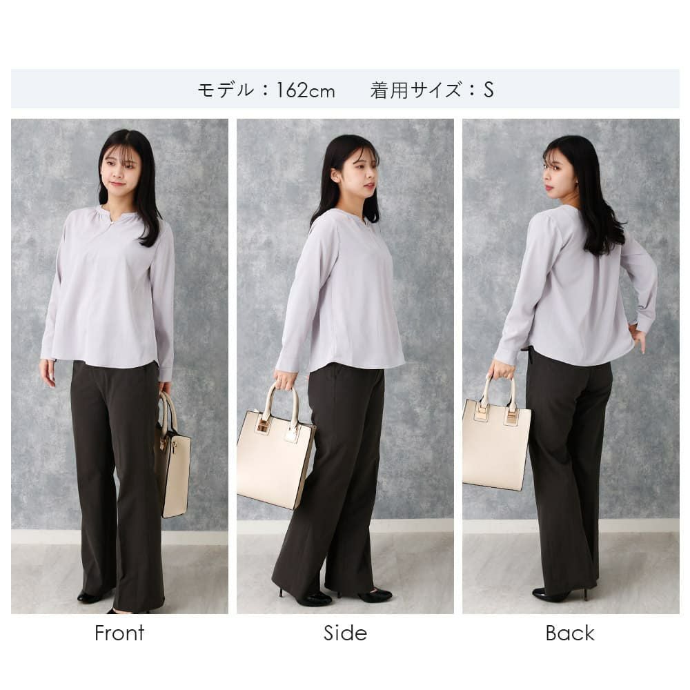 ブラウス 長袖 2WAY