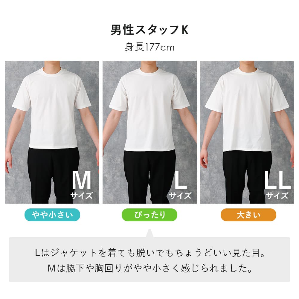 汗ジミ防止 Tシャツ 半袖
